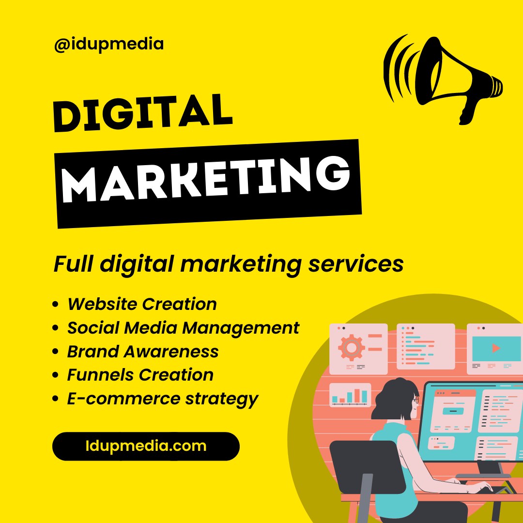 yellow color digital marketing services